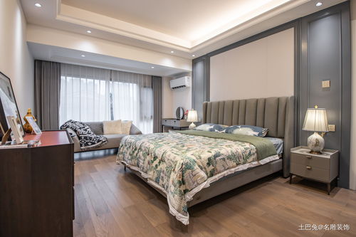 380平美式田園別墅豪宅裝修效果案例 優(yōu)雅實(shí)用，溫柔輕奢