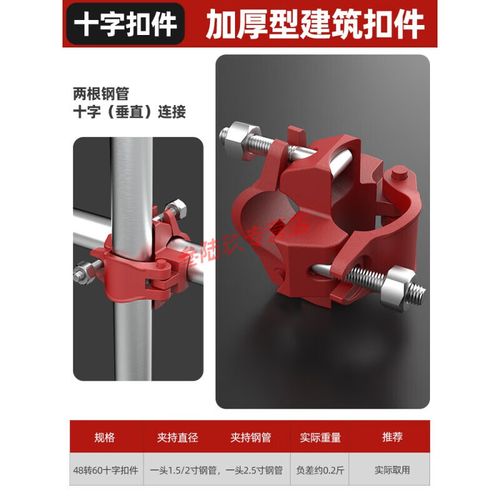 十字扣件 建筑腳手架安全與靈活性的關鍵連接件